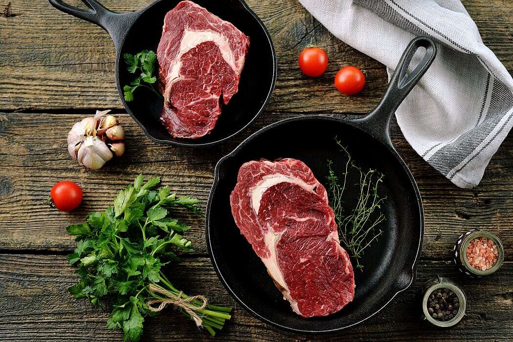 Kalfs runder Ribeye