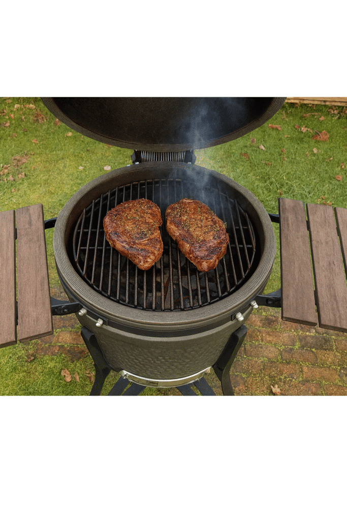 Runder Ribeye op Kamado